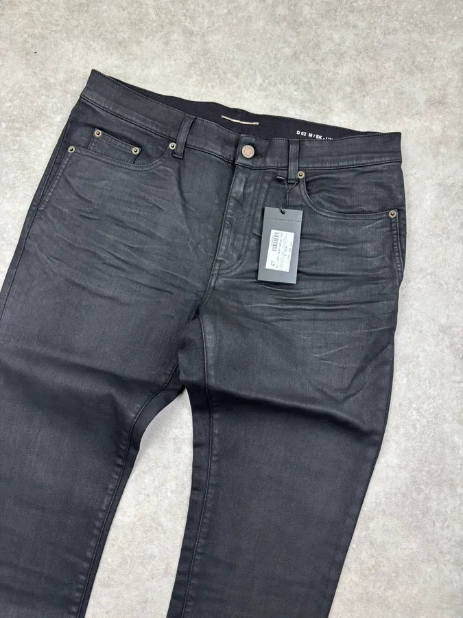 AW2022  Saint Laurent Black Slim Denim Jeans  zgdKrrq 4