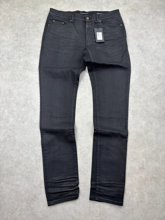 AW2022  Saint Laurent Black Slim Denim Jeans  zgdKrrq 0