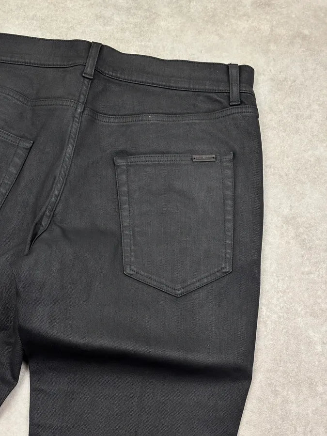 AW2022  Saint Laurent Black Slim Denim Jeans  zgdKrrq 7