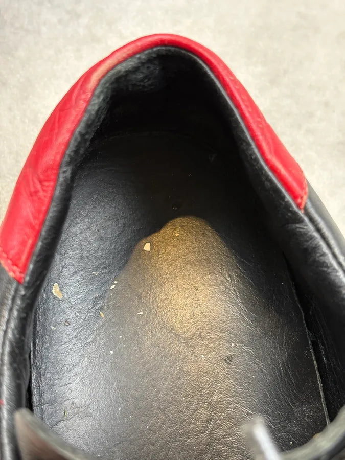 Saint Laurent Black & Red Leather SL/ 10 Sneakers EhwGIwB 10