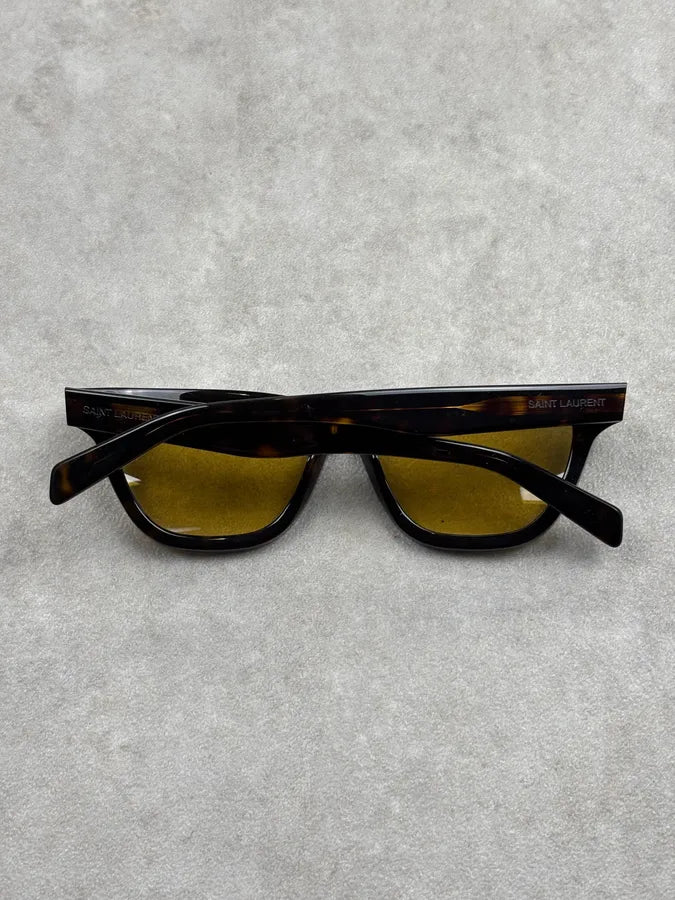 Saint Laurent Black Acetate Sunglasses dIliueY 3