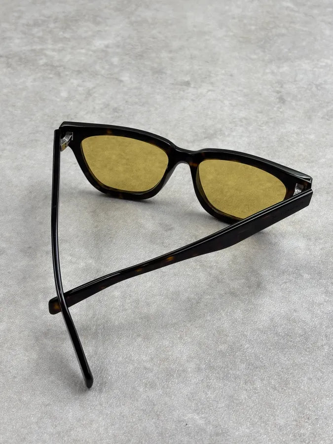Saint Laurent Black Acetate Sunglasses dIliueY 9