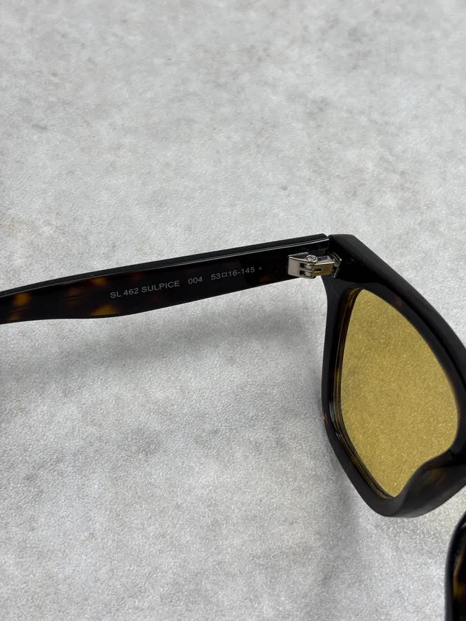 Saint Laurent Black Acetate Sunglasses dIliueY 5