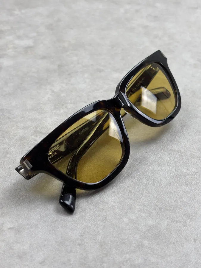 Saint Laurent Black Acetate Sunglasses dIliueY 10