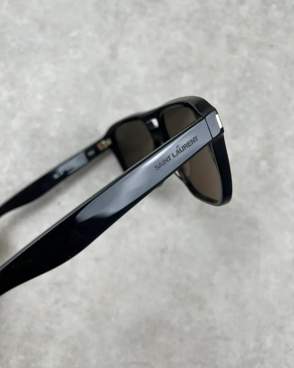 Saint Laurent Black Aviator Sunglasses DPEySfd 7