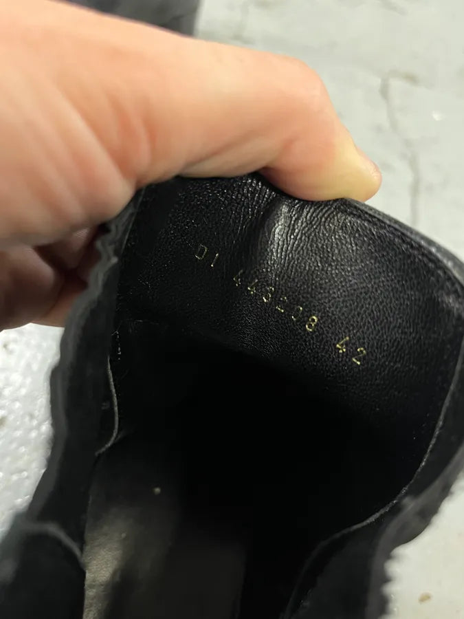 Saint Laurent Black Chelsea Leather Boots UPbylnz 6