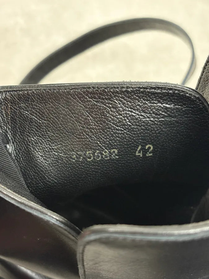 Saint Laurent Black Dakota Ankle Leather Boots EbGlaca 8