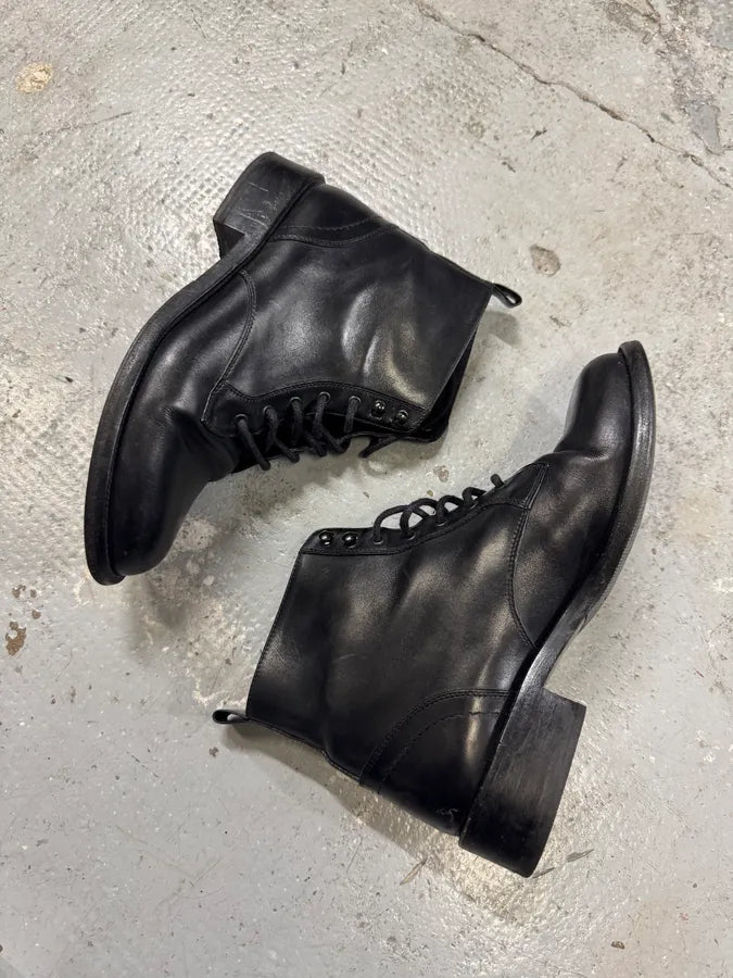 Saint Laurent Black Leather Boots sXxxFXW 1