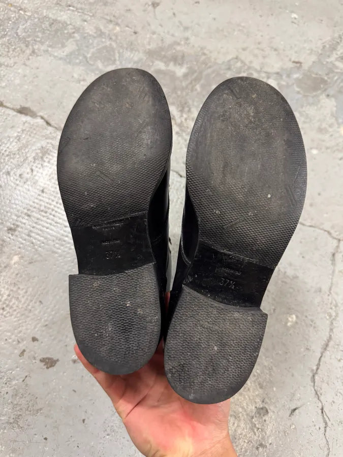 Saint Laurent Black Leather Boots (37.5eu/us5) sXxxFXW 7