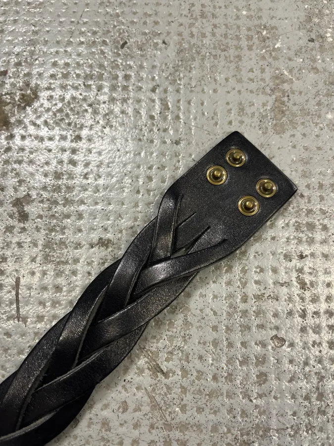 Saint Laurent Black Leather Bracelet bMTOdAI 5