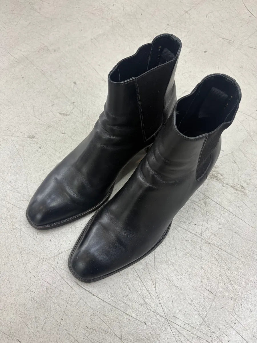 Saint Laurent Black Leather Chelsea Boots liWXvzQ 2
