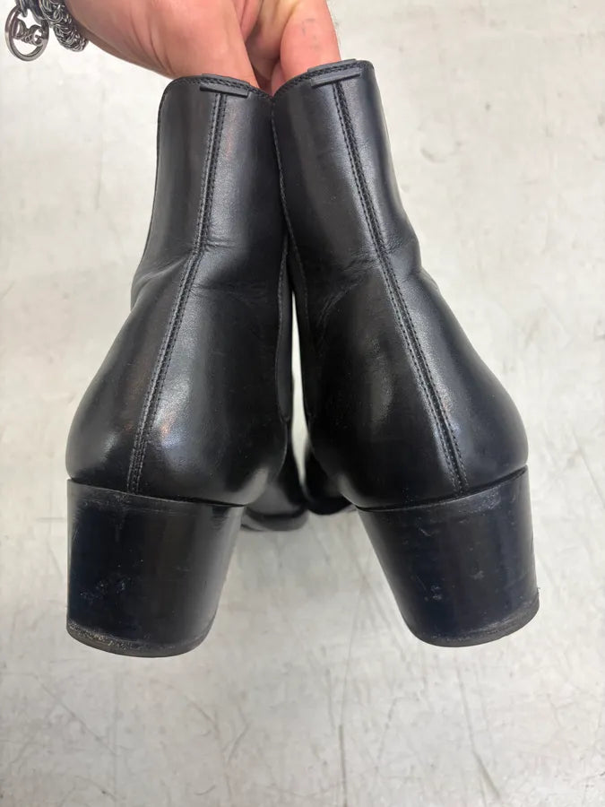 Saint Laurent Black Leather Chelsea Boots liWXvzQ 6