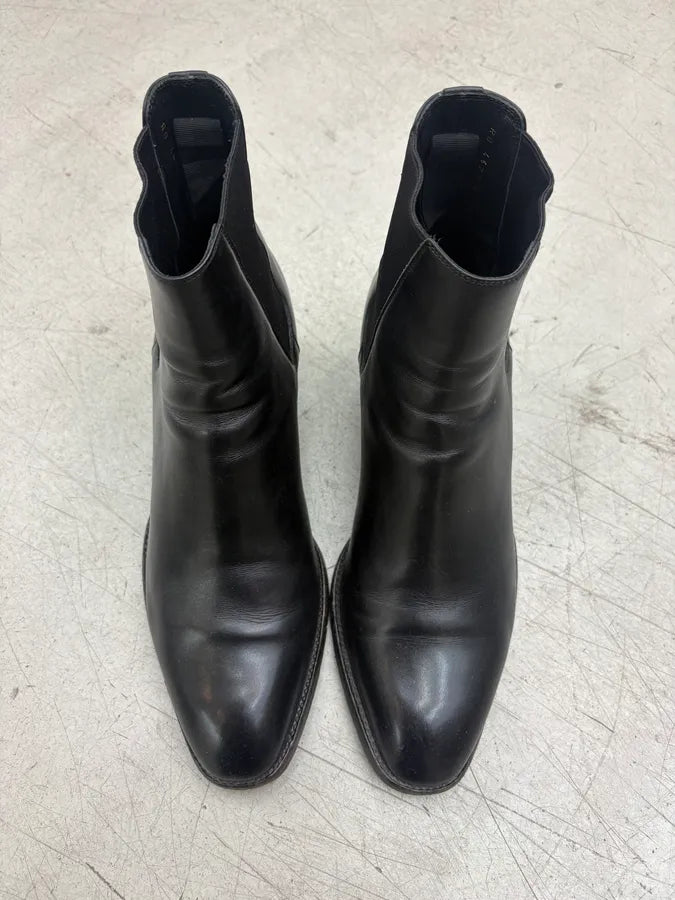 Saint Laurent Black Leather Chelsea Boots liWXvzQ 1