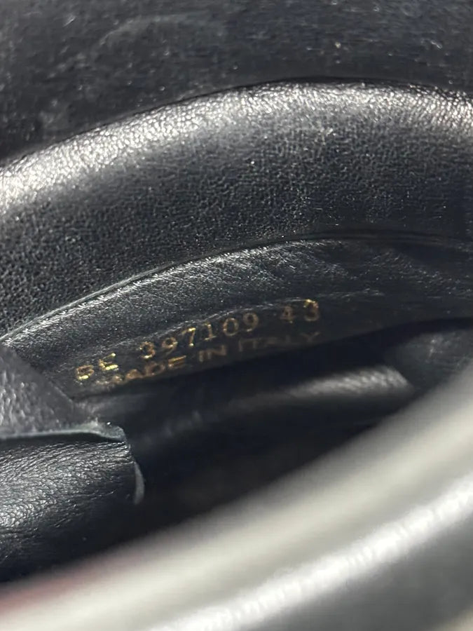 Saint Laurent Black Leather Combat Boots by Hedi Slimane kCCWSgS 7