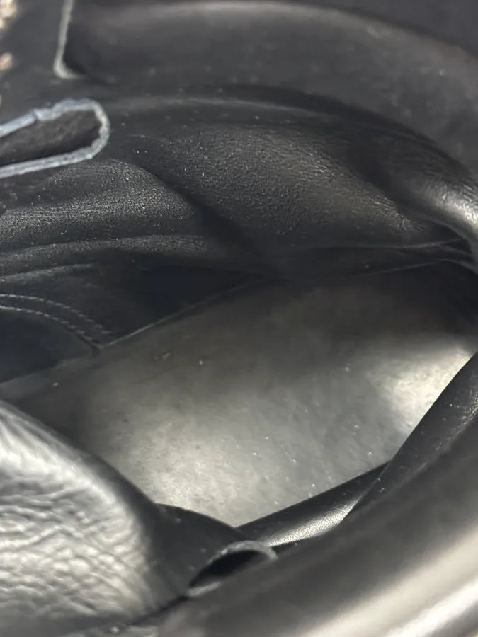 Saint Laurent Black Leather Combat Boots by Hedi Slimane kCCWSgS 6