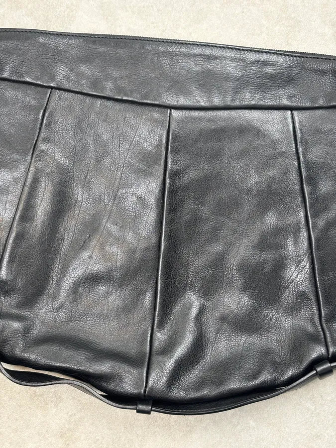 AW2002 Saint Laurent Black Leather Mombasa Bag VSWSoRf 7