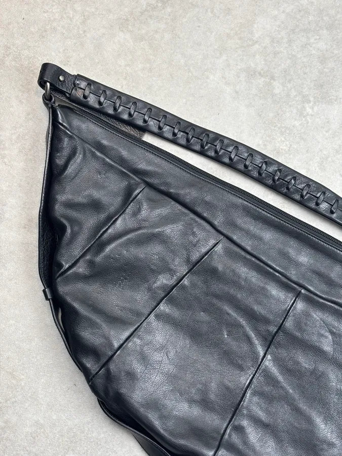 AW2002 Saint Laurent Black Leather Mombasa Bag VSWSoRf 9
