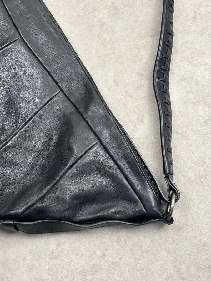 AW2002 Saint Laurent Black Leather Mombasa Bag VSWSoRf 5