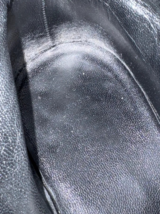 Saint Laurent Black Leather Zip Boots ZkFnBuZ 7