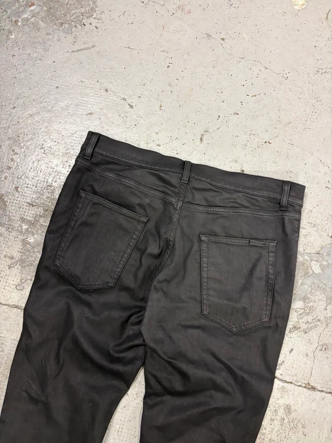 AW2022 Saint Laurent Black Obscure Slim Denim Jeans heSvNna 6