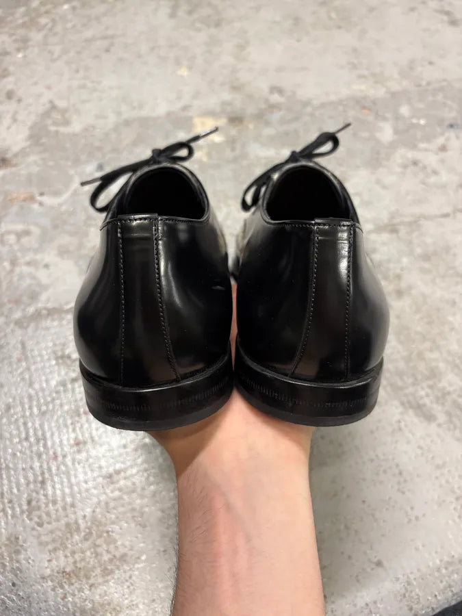 Saint Laurent Black Pony Hair Zebra Leather Shoes FvbusJo 6