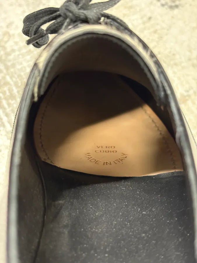 Saint Laurent Black Pony Hair Zebra Leather Shoes FvbusJo 9
