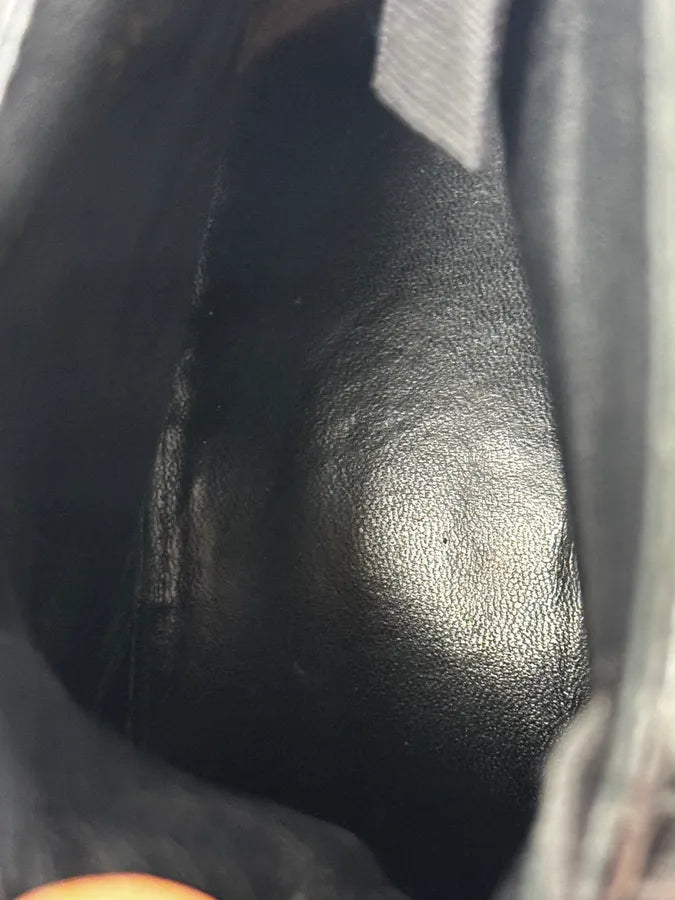 Saint Laurent Black Python Leather Boots UfboUOL 9