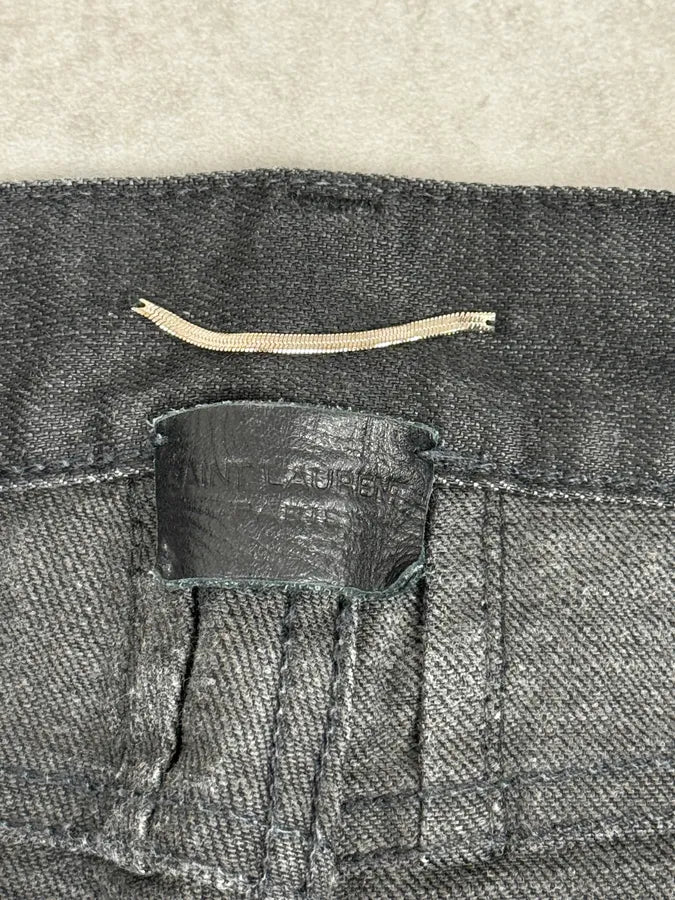 Saint Laurent Black Slim Denim Jeans guYOQKQ 9