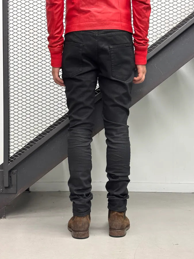 AW2022 Saint Laurent Black Slim Denim Jeans SHqzbgO 3