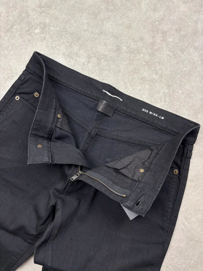 AW2022 Saint Laurent Black Slim Denim Jeans SHqzbgO 8
