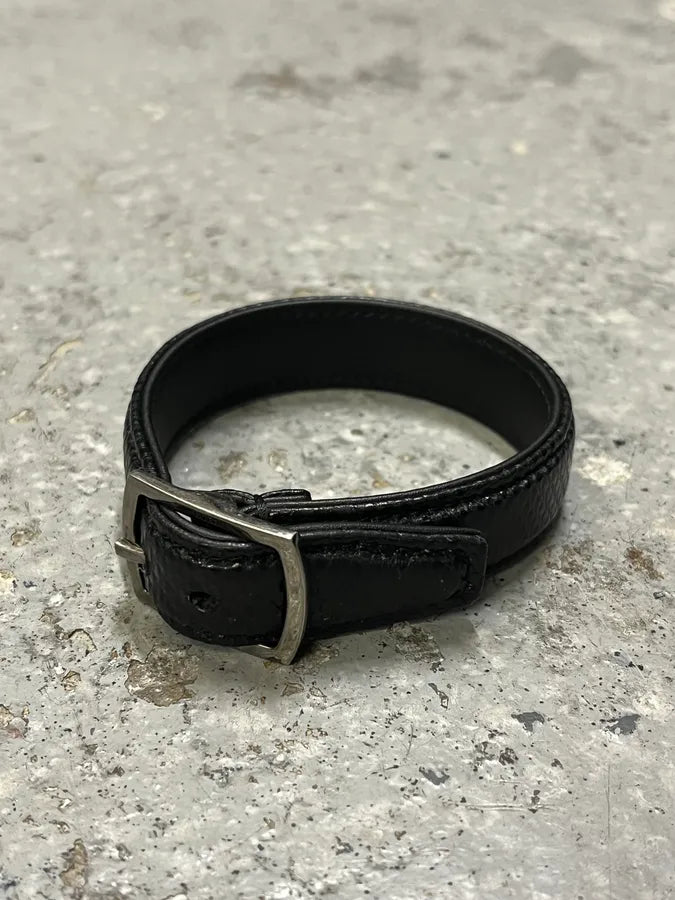 Saint Laurent Black Snakeskin Leather Effect Bracelet xJExbZQ 1