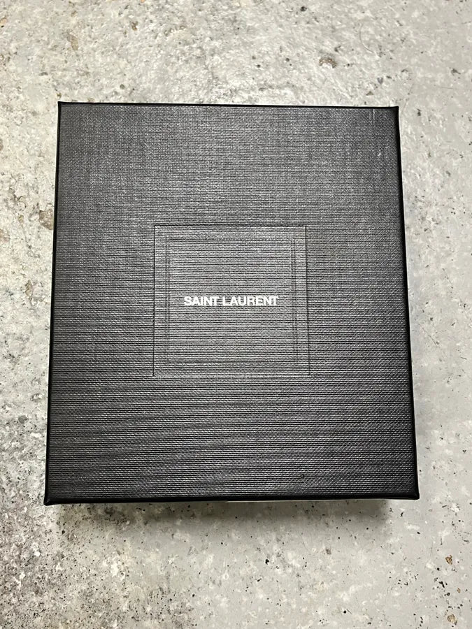 Saint Laurent Black Snakeskin Leather Effect Bracelet xJExbZQ 5