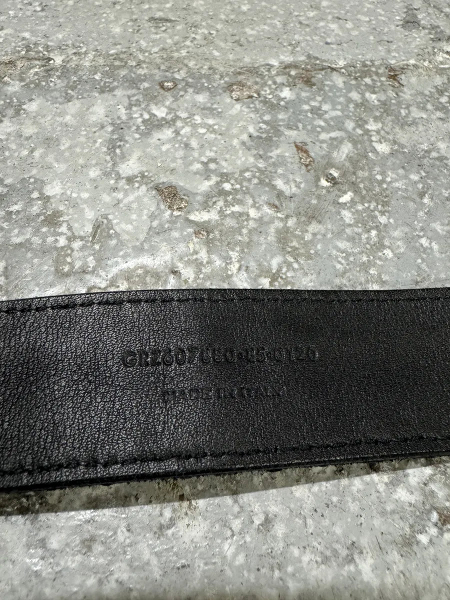 Saint Laurent Black Suede Leather Western Belt (OS) 6