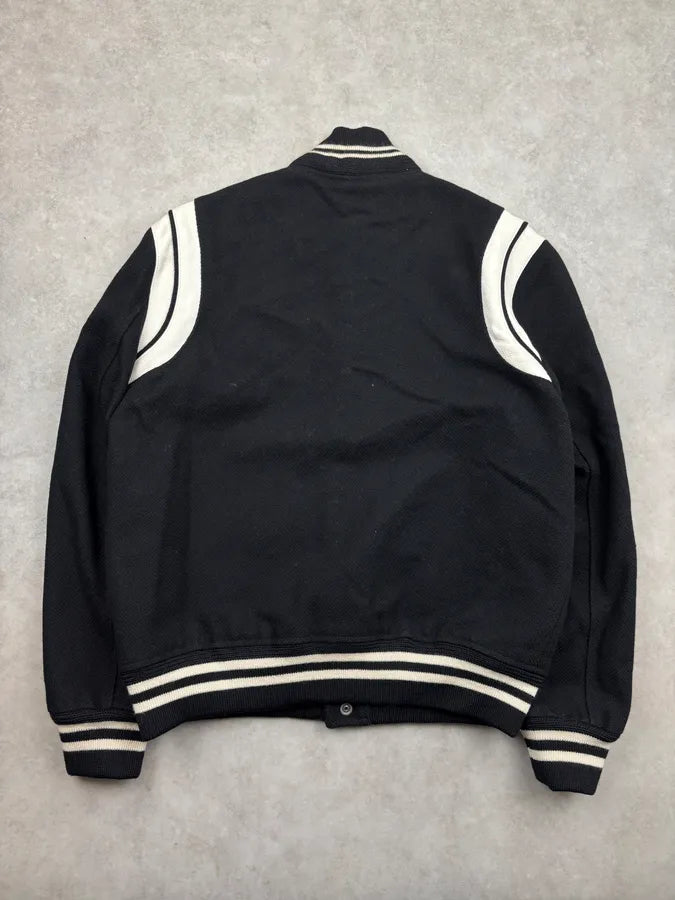 AW2017 Saint Laurent Black & White Wool Teddy Jacket cyfzyRl 4