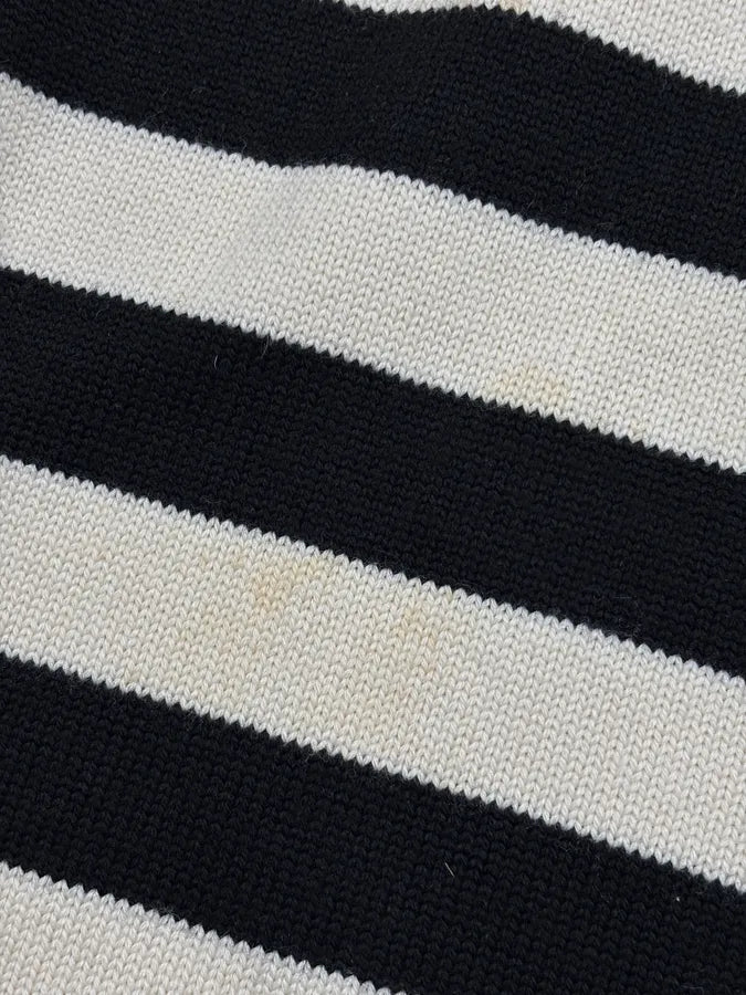 SS2013 Saint Laurent Black & White Striped Wool Sweater by Hedi Slimane ILuxVjK 8