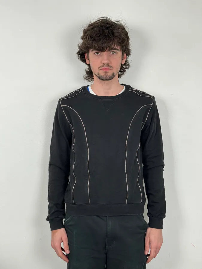 SS2015 Saint Laurent Black Multi Zip Sweater hxNWvEw 1