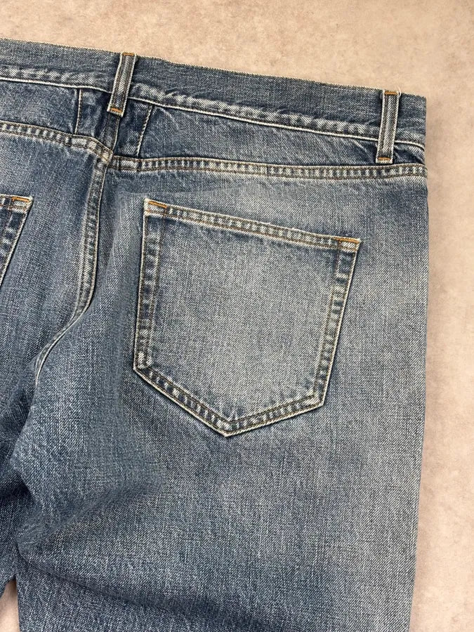 Saint Laurent Blue Denim Jeans CRrAvwy 7