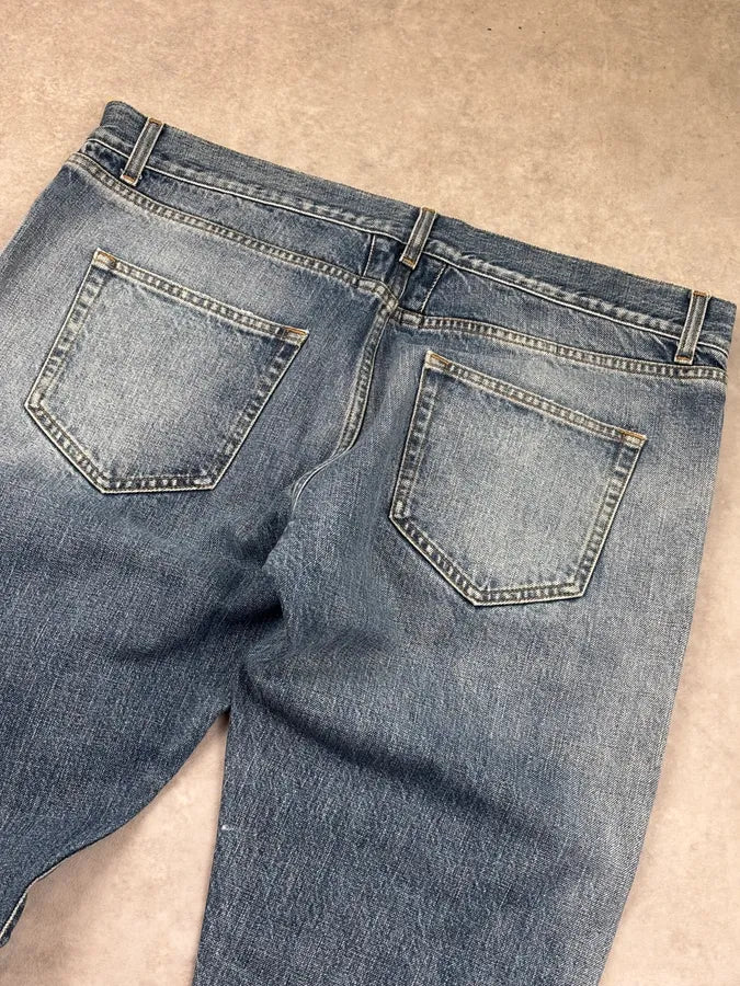 Saint Laurent Blue Denim Jeans CRrAvwy 6