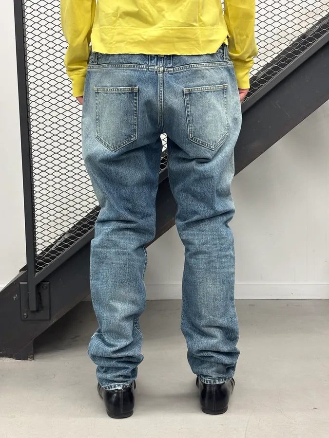 Saint Laurent Blue Denim Jeans CRrAvwy 3