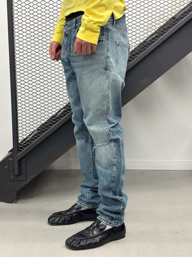 Saint Laurent Blue Denim Jeans CRrAvwy 2
