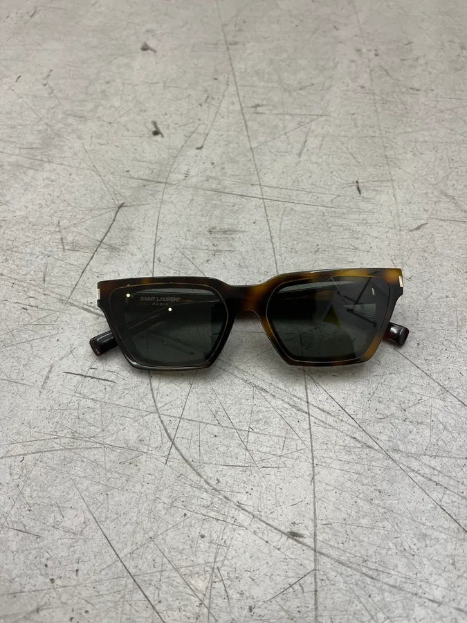 Saint Laurent Brown Brown Tortoiseshell Sunglasses WNOtZQn 0