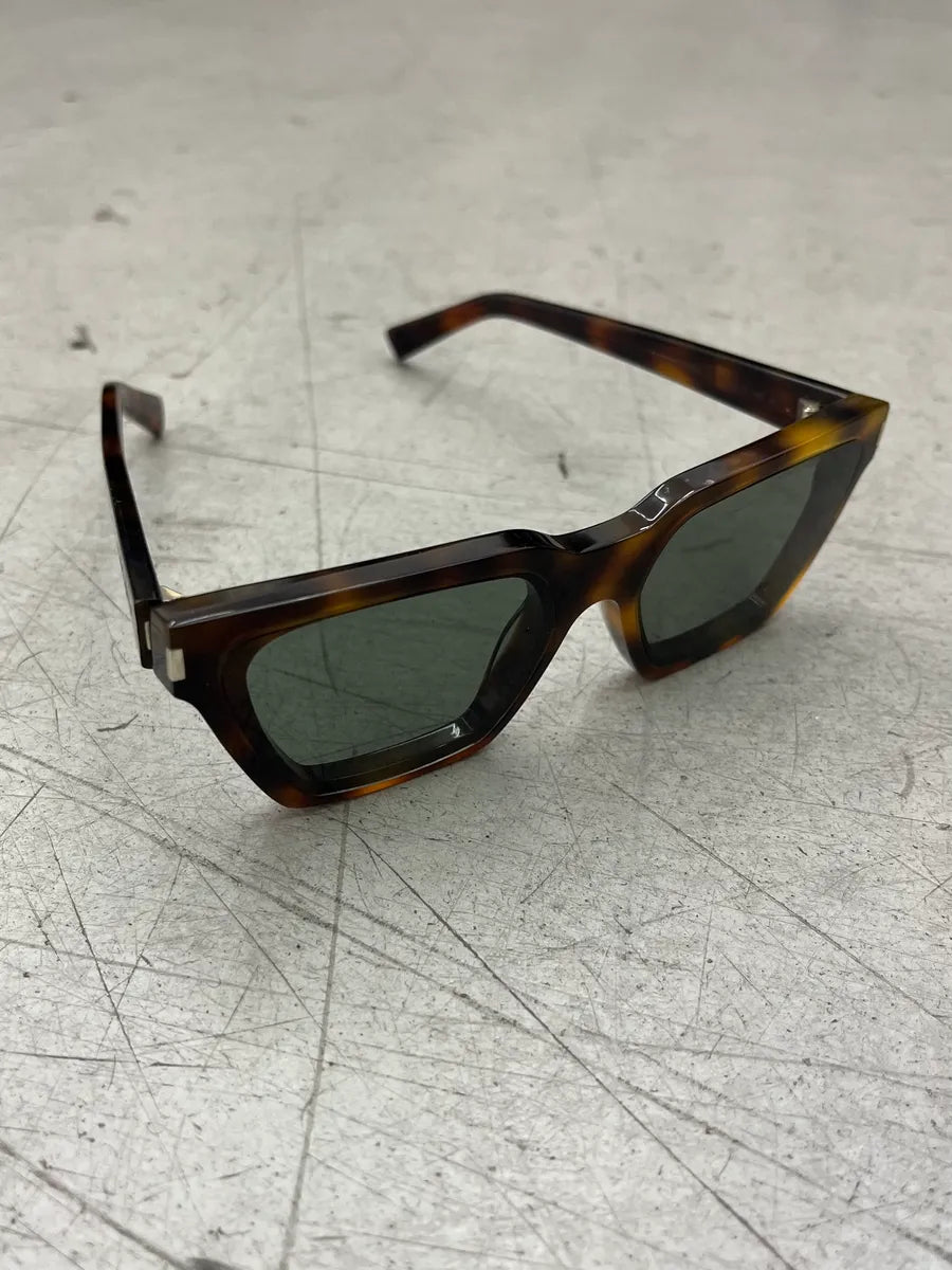 Saint Laurent Brown Brown Tortoiseshell Sunglasses WNOtZQn 6