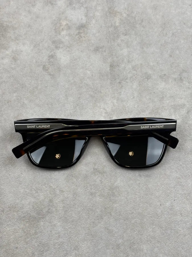 Saint Laurent Dark Brown Sunglasses  tadZCKo 4