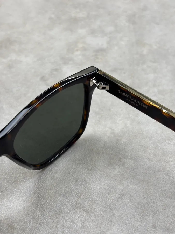 Saint Laurent Dark Brown Sunglasses  tadZCKo 8