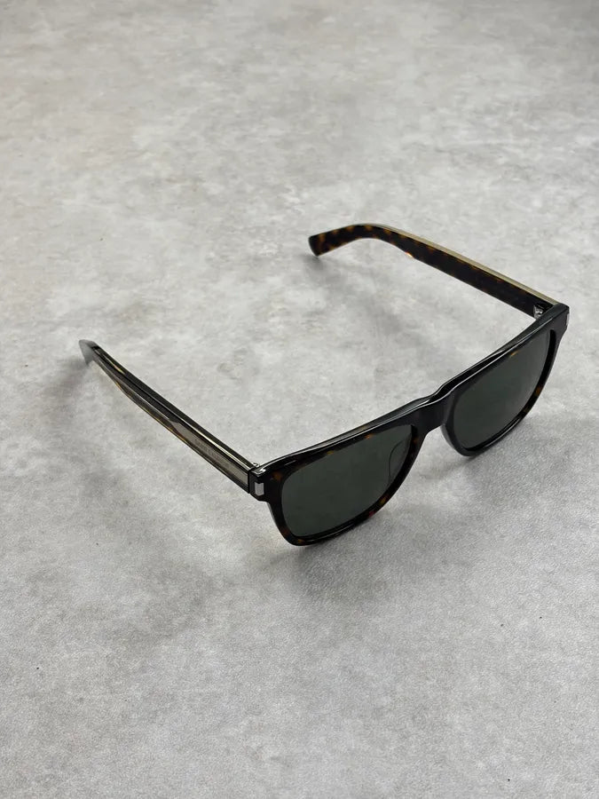 Saint Laurent Dark Brown Sunglasses  tadZCKo 6