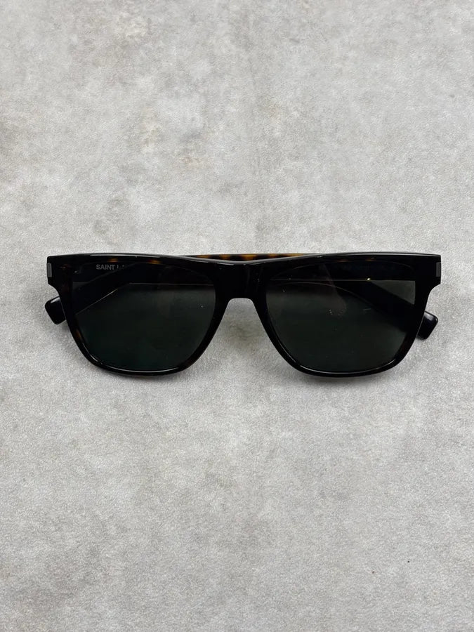 Saint Laurent Dark Brown Sunglasses  tadZCKo 5
