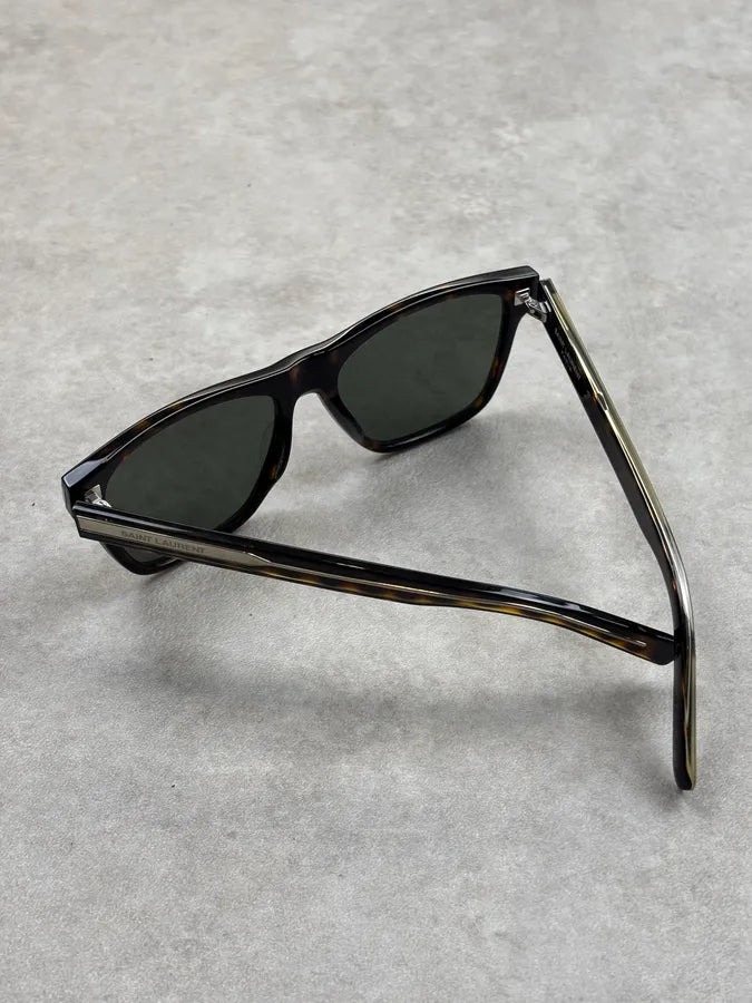 Saint Laurent Dark Brown Sunglasses  tadZCKo 10