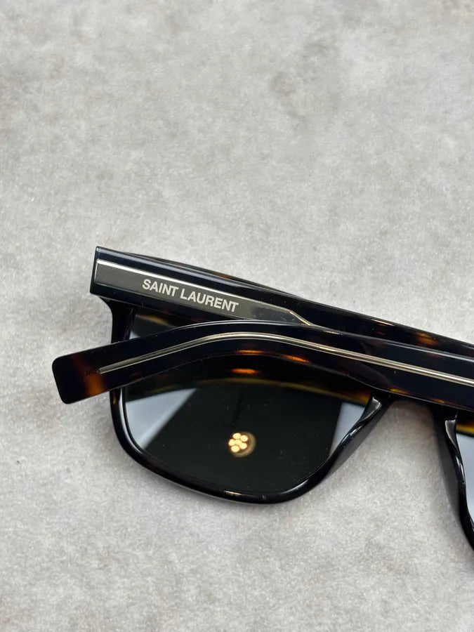 Saint Laurent Dark Brown Sunglasses  tadZCKo 7