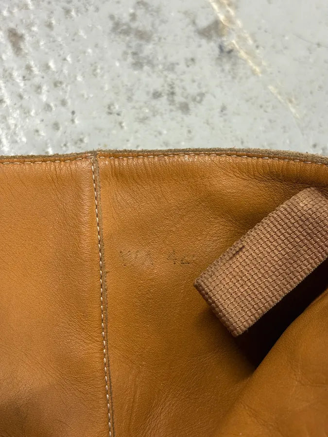 Saint Laurent Camel Suede Ankle Leather Boots VVlWvGm 8