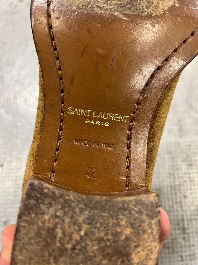 Saint Laurent Camel Suede Camarguese Boots AnfUqmh 6